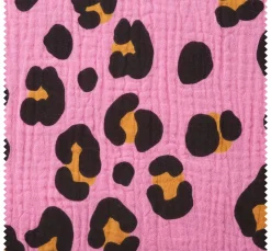 Krinkel-Musselin Baumwoll-Stoff "Acid Leo"