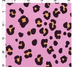 Krinkel-Musselin Baumwoll-Stoff "Acid Leo"