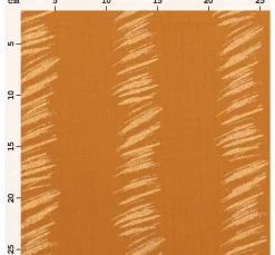 Krinkel-Musselin Baumwoll-Stoff mit Gold-Effekt "Transformation" Crush Stipes