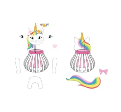 Laternen-Bastelset "Kittycorn"