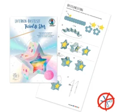 Laternen-Bastelset "Twinkle Star Irisierend"