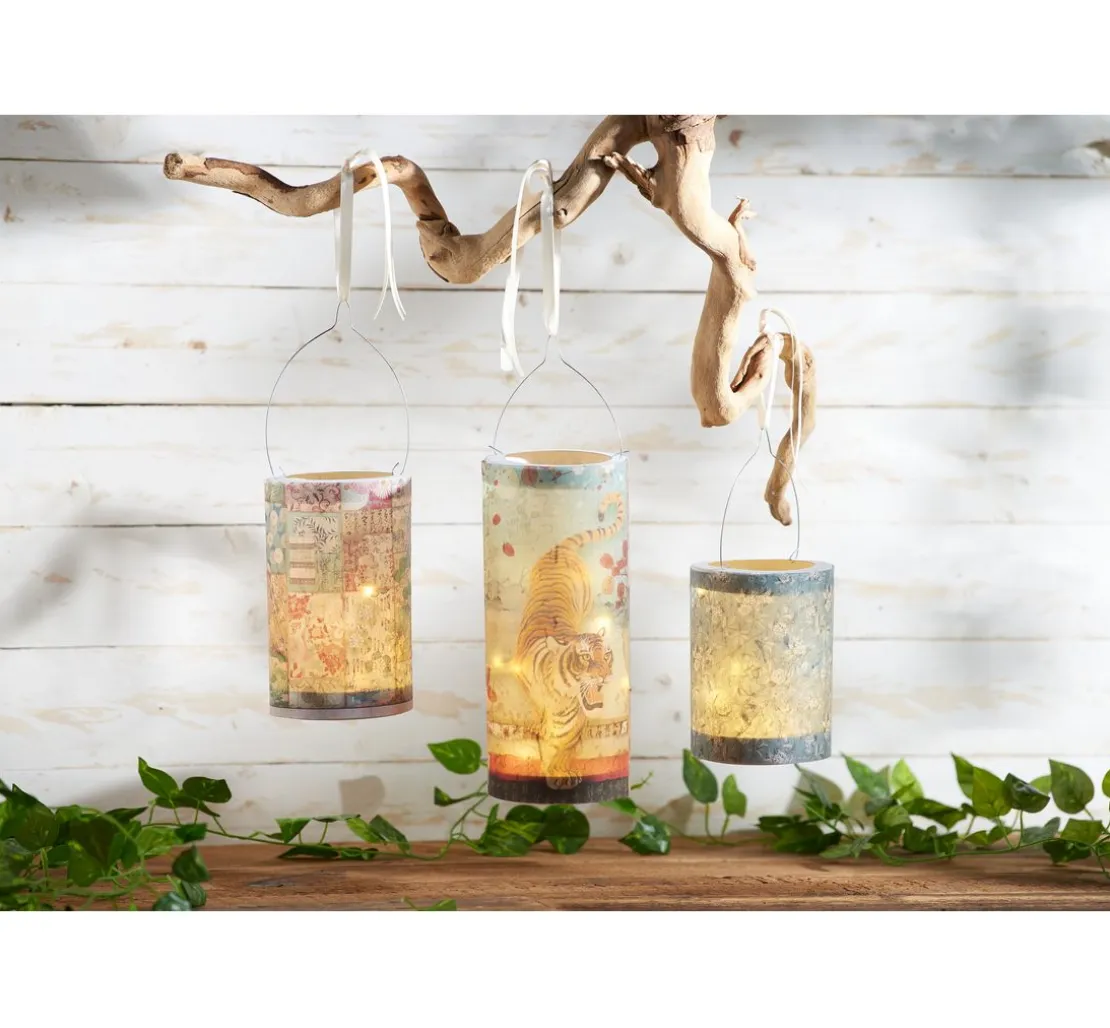 Laternenböden/deckel "Klein", 10 Paar