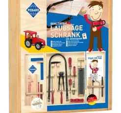Laubsäge-Werkzeugschrank, 18-tlg.