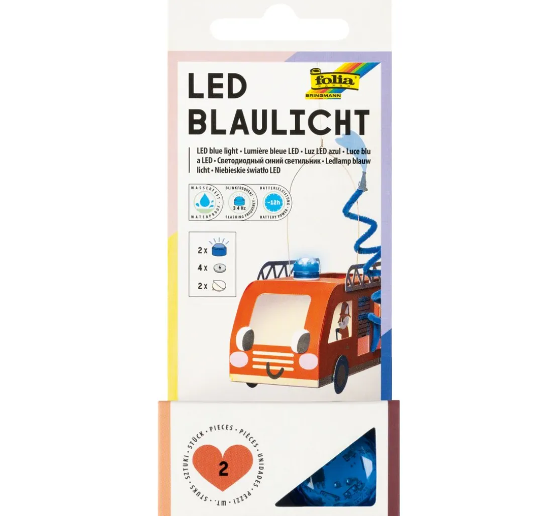 LED Blaulicht inkl. Batterien