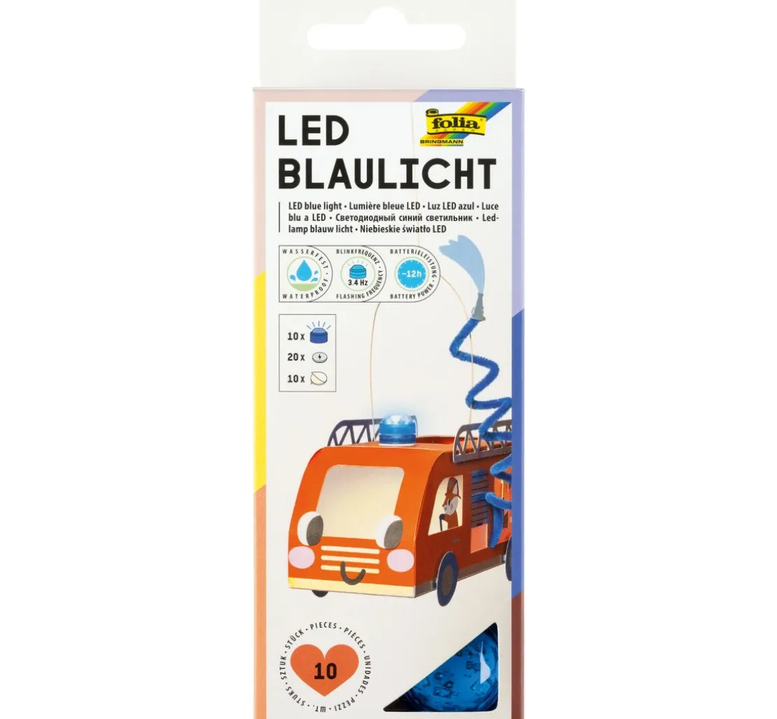 LED Blaulicht inkl. Batterien