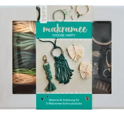 Makramee-Schmuckset "Choose Happy"