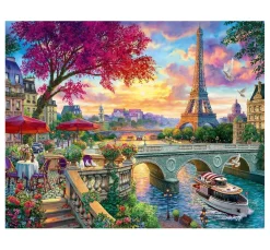 Malen nach Zahlen "Abendessen an der Seine"