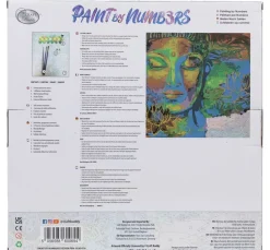 Malen nach Zahlen auf Keilrahmen, 30 x 30 cm