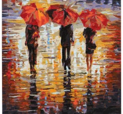 Malen nach Zahlen auf Keilrahmen, 30 x 30 cm