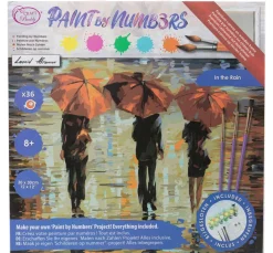 Malen nach Zahlen auf Keilrahmen, 30 x 30 cm