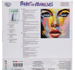 Malen nach Zahlen auf Keilrahmen, 30 x 30 cm
