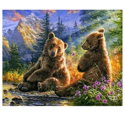 Malen nach Zahlen "Bärenpaar"