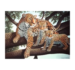 Malen nach Zahlen "Leoparden"