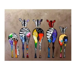 Malen nach Zahlen "Zebras"