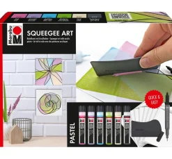 Marabu Acryl Color Squeegee Art Set