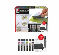 Marabu Acryl Color Squeegee Art Set