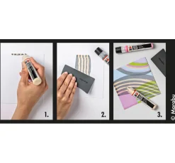 Marabu Acryl Color Squeegee Art Set