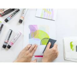 Marabu Acryl Color Squeegee Art Set