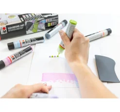 Marabu Acryl Color Squeegee Art Set