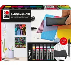 Marabu Acryl Color Squeegee Art Set