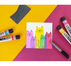 Marabu Acryl Color Squeegee Art Set