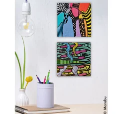 Marabu Acryl Color Squeegee Art Set