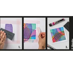 Marabu Acryl Color Squeegee Art Set