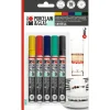 Marabu Porcelain & Glass "Painter", 5er-Set
