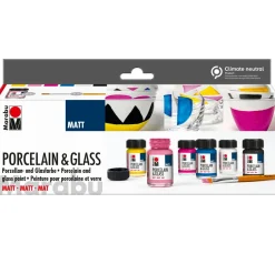 Marabu Porcelain & Glass "Starterset - Matt"