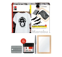 Marabu Textil Print Screen-Set, 4-tlg.