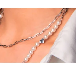 Metall Perlen Herzen