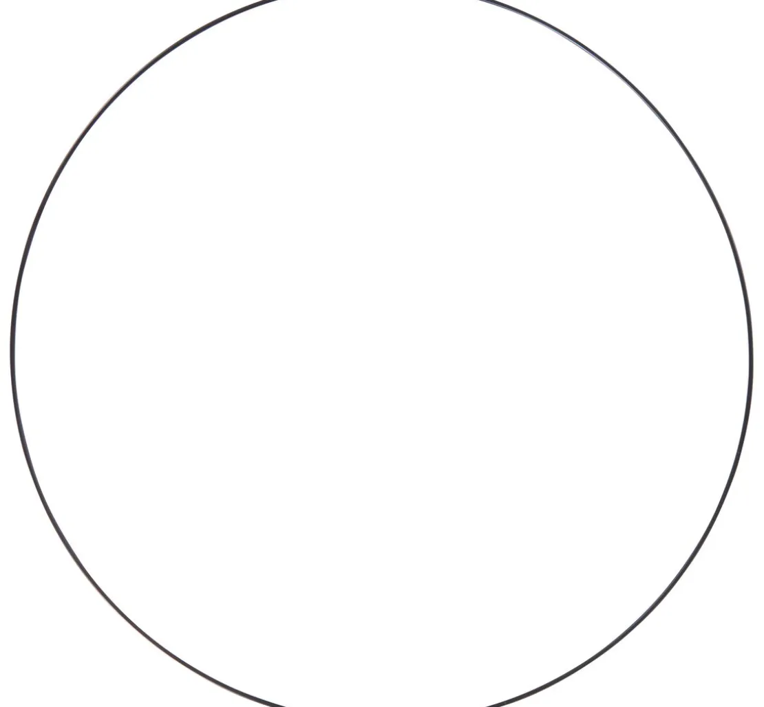 Metallring "Kreis", Schwarz