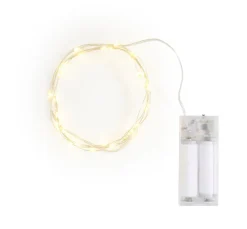 Micro-LED-Lichterkette "Blinkend" mit Timer 6/18 Std., 30 LEDs