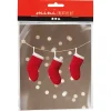 Mini Bastelset Häkeln "Weihnachtsstrümpfe"