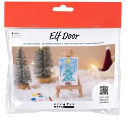 Mini Bastelset Wichteltür "Künstler"