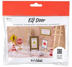 Mini Bastelset Wichteltür "Im Bau"