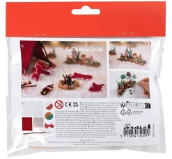 Mini Bastelset Wichteltür "Campen gehen"