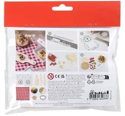 Mini Bastelset Wichteltür "Pizza"