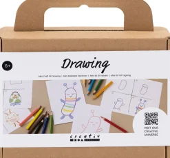 Mini Kreativset Zeichnen "Monster"