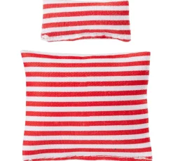 Miniatur Bettdecke und Kissen