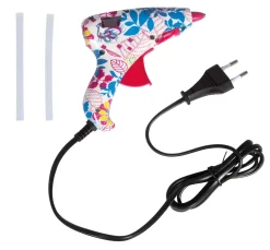 Mini-Heißklebepistole "Flower Power", mit Kabel