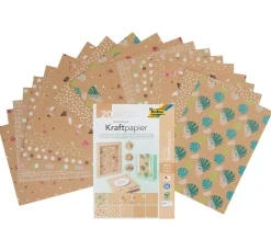 Motivblock "Kraftpapier mit Motivdruck"