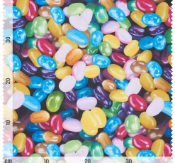 Motiv-Dekostoff "Candy Drops"