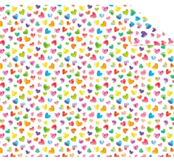 Motiv-Fotokarton "Bunte Herzen"