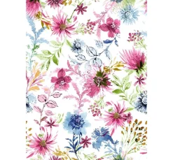 Motiv-Stoff Leinenoptik "Adele"