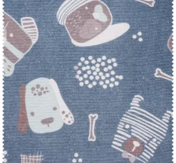 Motiv-Stoff Leinenoptik "Bello"