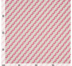 Motiv-Stoff Leinenoptik 