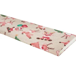 Motiv-Stoff Leinenoptik "Reindeer Rudolph"