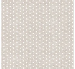 Motiv-Stoff Leinenoptik "Sterne"