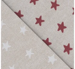 Motiv-Stoff Leinenoptik 